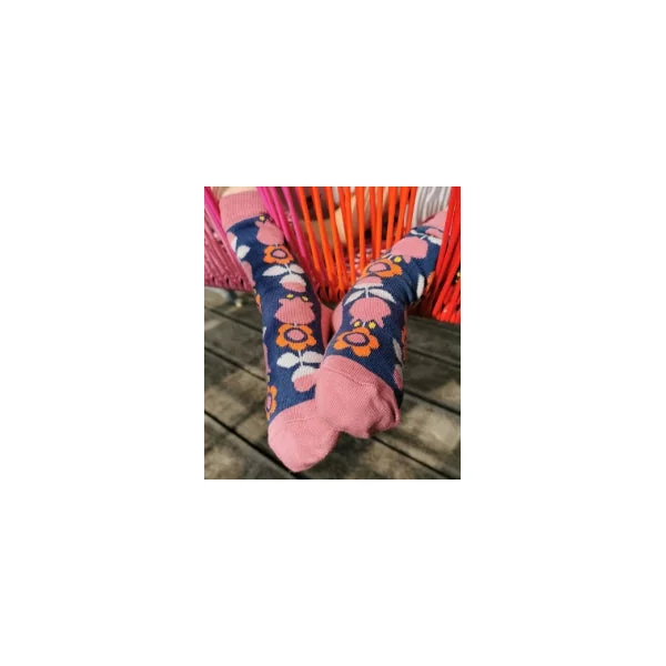 Chaussettes "tulipes" en coton bio - pointures 19 à 34 - Fräulein Prusselise
