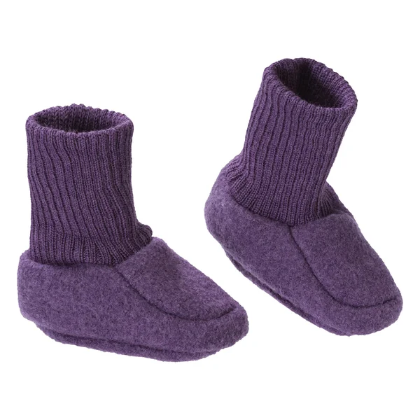 Chaussons bébé en laine bouillie bio - Nouveauté DISANA