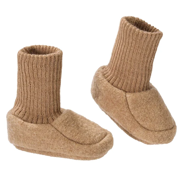 Chaussons bébé en laine bouillie bio - Nouveauté DISANA