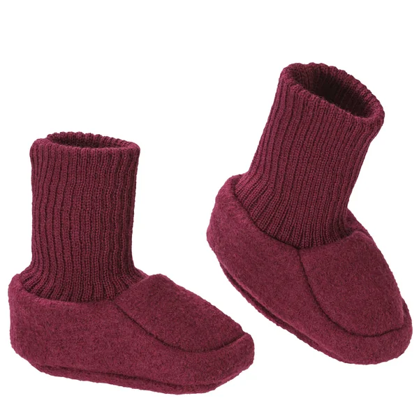 Chaussons bébé en laine bouillie bio - Nouveauté DISANA