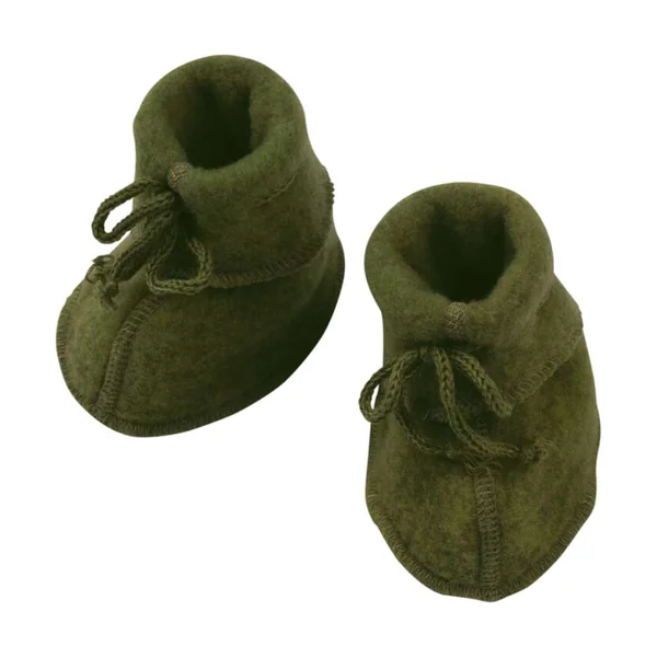 Chaussons bébé en laine polaire bio - Engel Natur