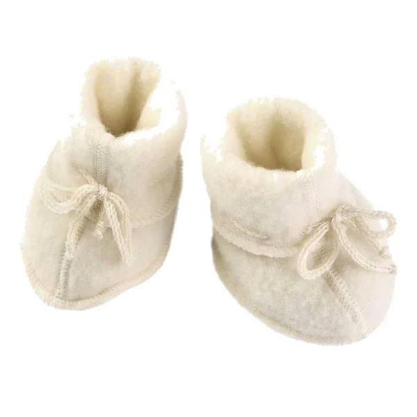 Chaussons bébé en laine polaire bio - Engel Natur