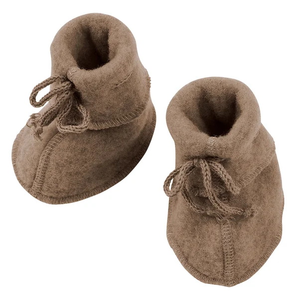 Chaussons bébé en laine polaire bio - Engel Natur