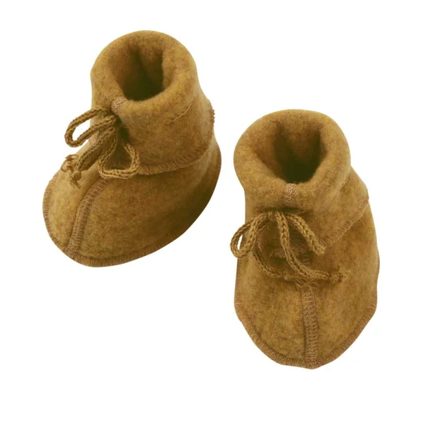 Chaussons bébé en laine polaire bio - Engel Natur