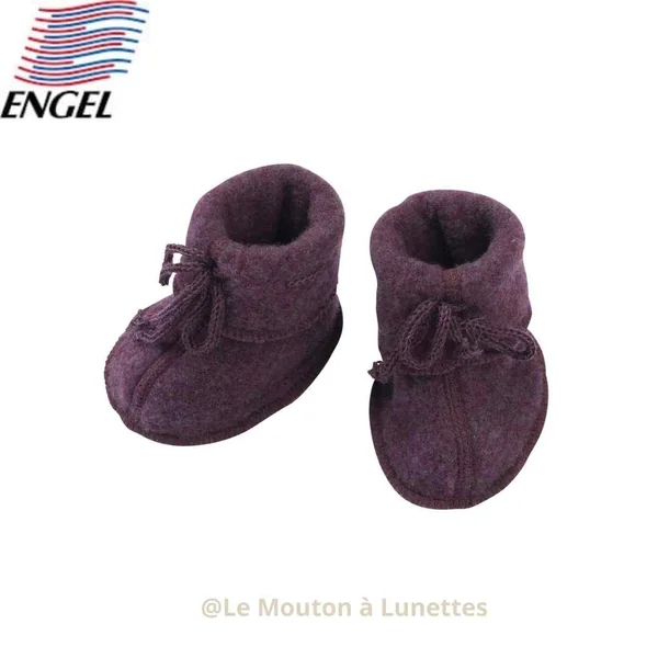 Chaussons bébé en laine polaire bio - Engel Natur