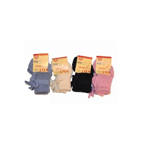 Chaussons bébé en pure laine bio - HIRSCH NATUR