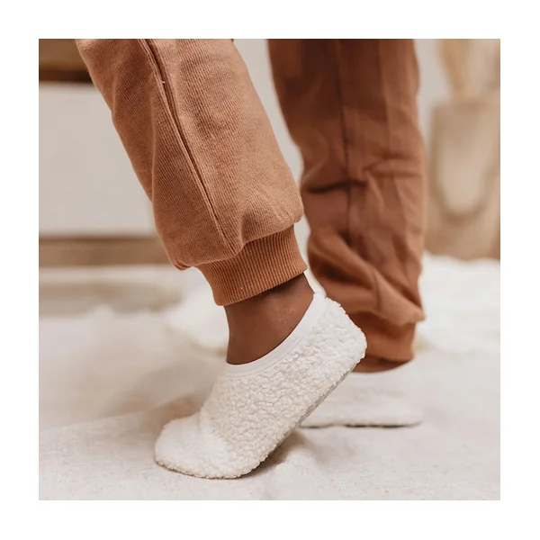 Chaussons moumoute Vanille