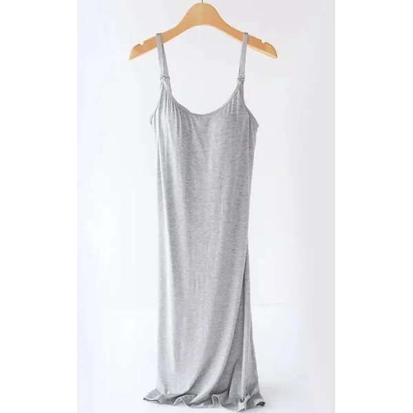 Chemise de Nuit D’Allaitement en Viscose