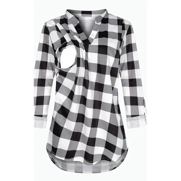 Chemise T-Shirt Allaitement Col V