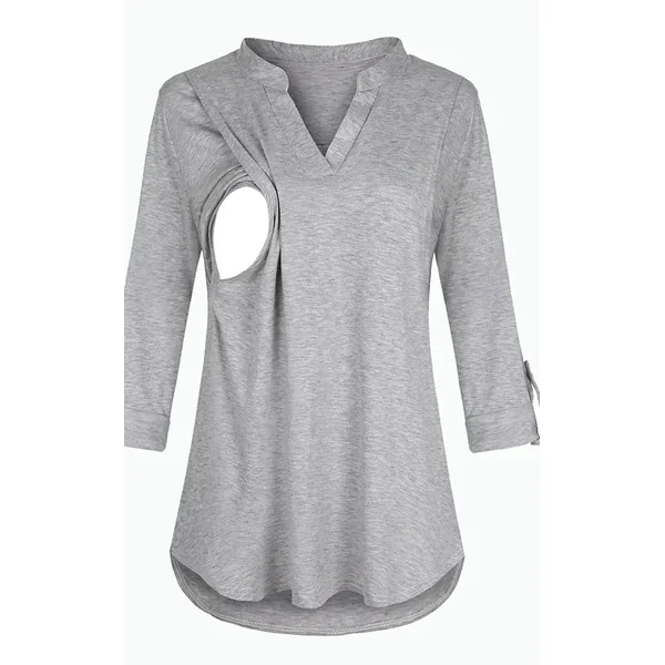 Chemise T-Shirt Allaitement Col V