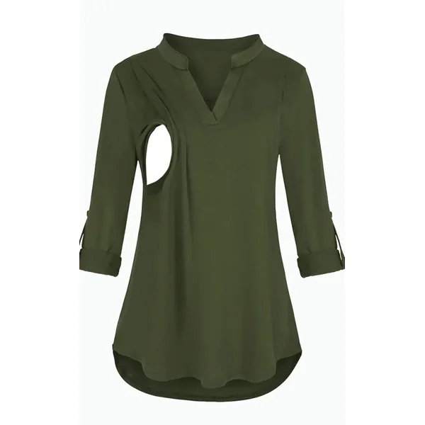 Chemise T-Shirt Allaitement Col V