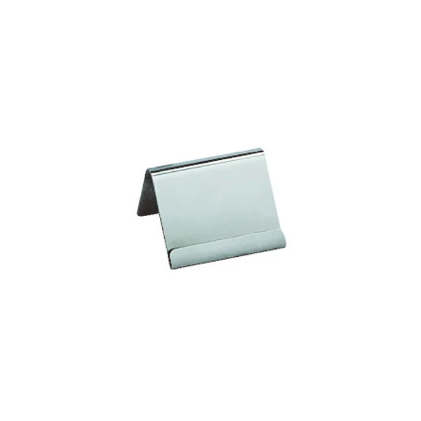 CHEVALETS POUR ÉTIQUETTES DE TABLE 6 CM ARGENTE INOX (25 UNITÉ) - Garcia de Pou