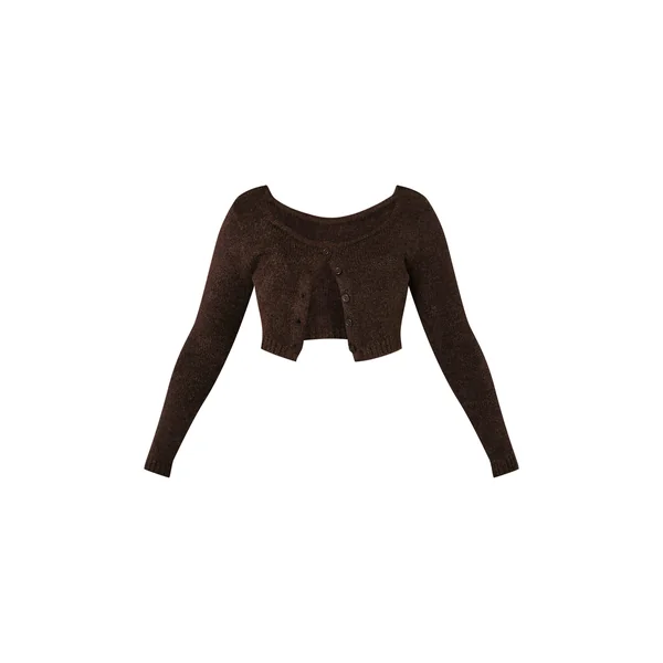 Chocolat Cardigan En Maille Bouclette Petite