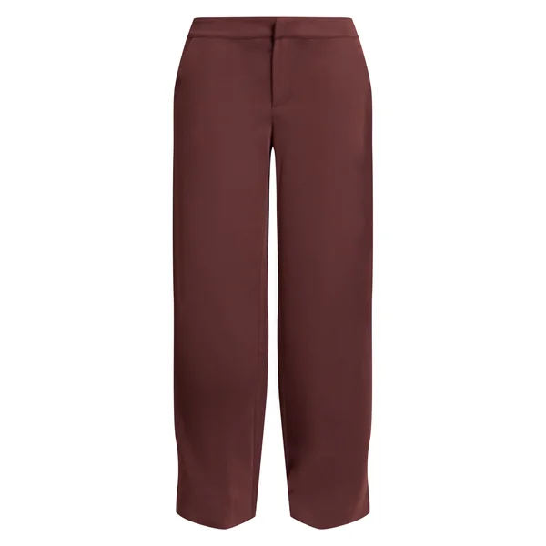 Chocolat Pantalon Large Taille Petite Ensemble Coordonné