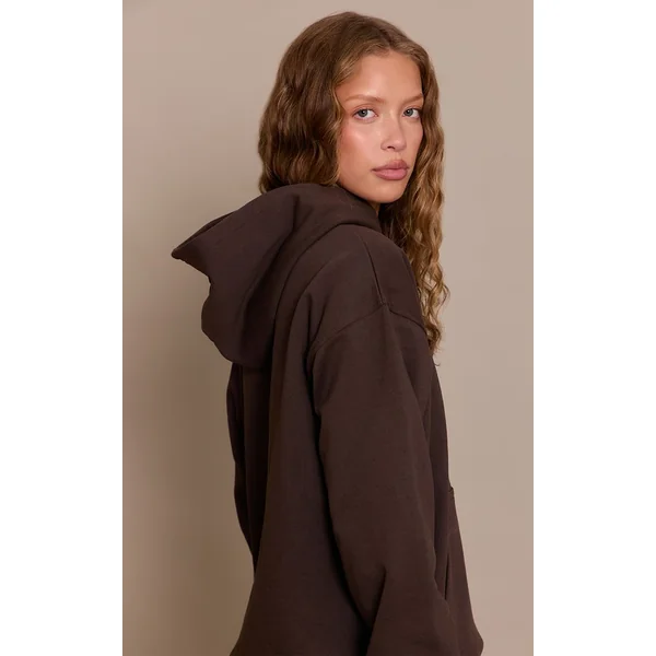 Chocolat Sweat À Casynthétiqueche Plt En Coton Bouclette Épais 440 G/m²