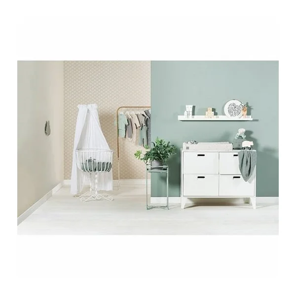 Ciel de lit 155 cm blanc