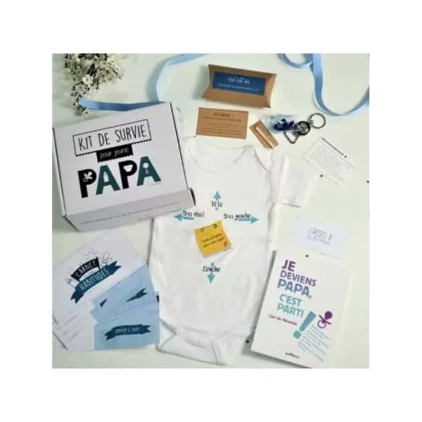 Coffret cadeau pour futur papa