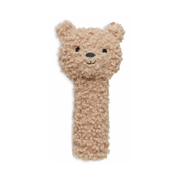Coffret couverture gaze de coton hochet
