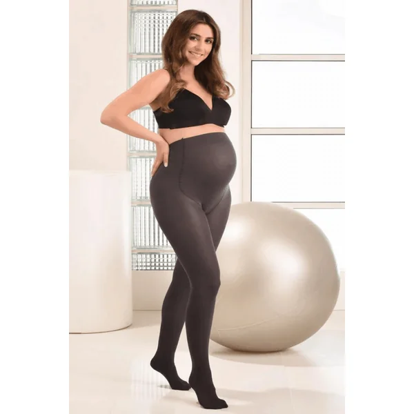 Collant de Grossesse Gris - 60 Deniers