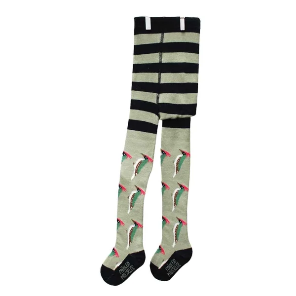 Collants "pics verts" en coton bio - Fräulein Prusselise - Dernier exemplaire Taille 1 an