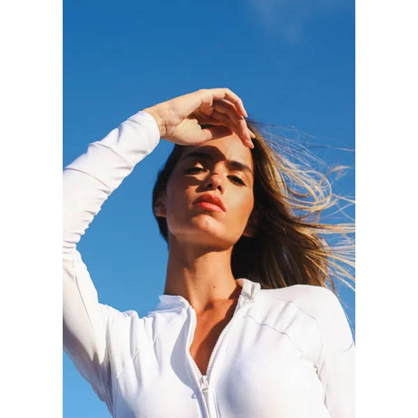 Combinaison anti-UV LEO - Blanche