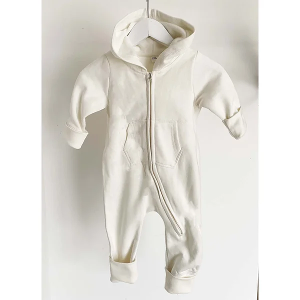 Combinaison beige personnalisable bébé