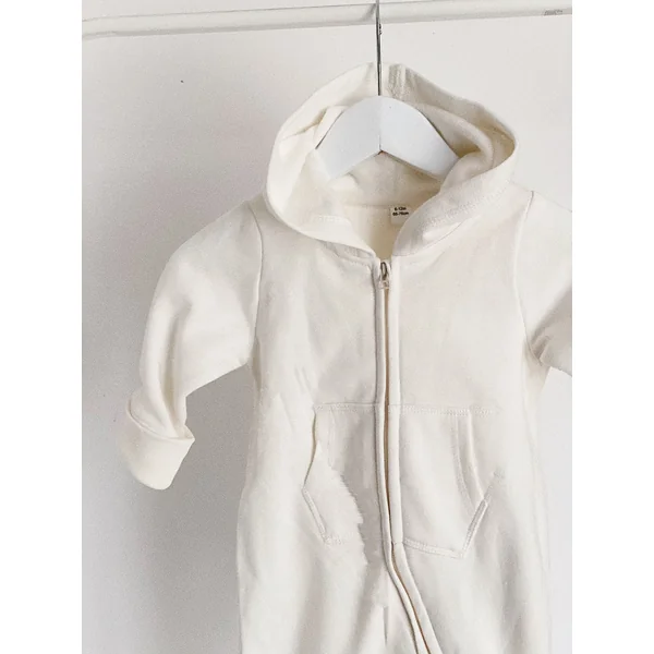 Combinaison beige personnalisable bébé