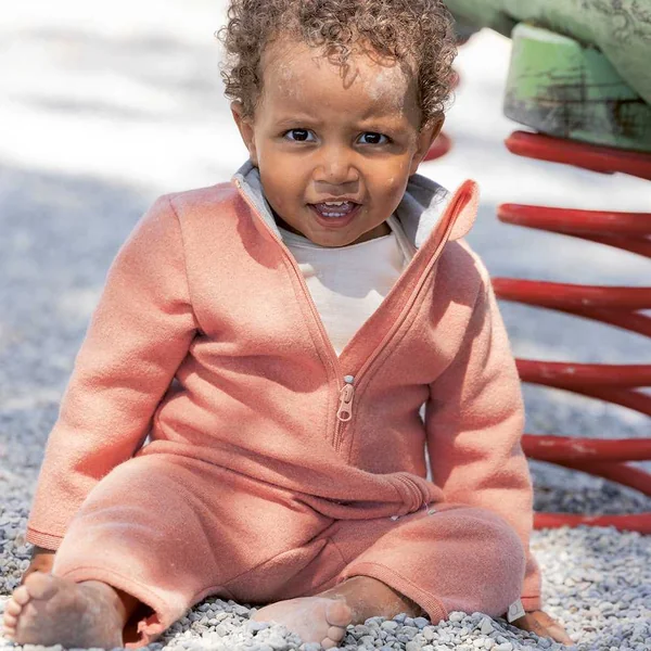 Combinaison bébé DISANA en laine bouillie bio 4 Saisons - fermeture éclair