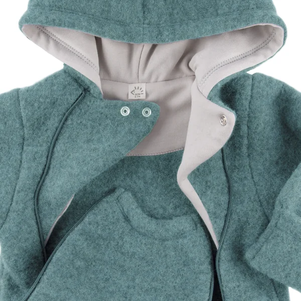 Combinaison pilote bébé en polaire de laine bio - IOBIO by POPOLINI