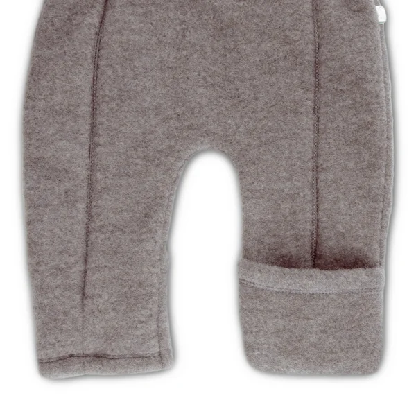 Combinaison pilote bébé en polaire de laine bio - IOBIO by POPOLINI