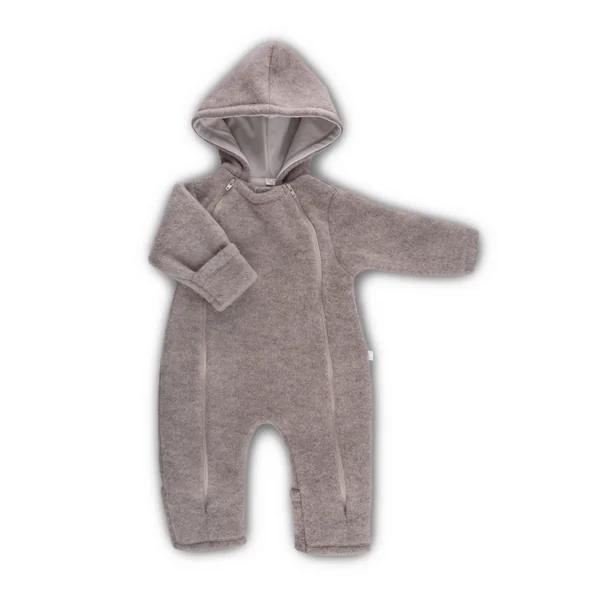 Combinaison pilote bébé en polaire de laine bio - IOBIO by POPOLINI