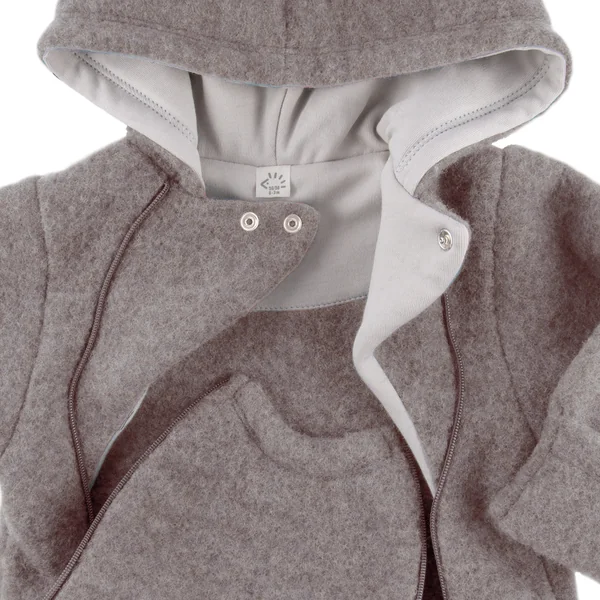 Combinaison pilote bébé en polaire de laine bio - IOBIO by POPOLINI