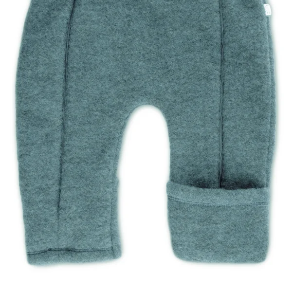 Combinaison pilote bébé en polaire de laine bio - IOBIO by POPOLINI