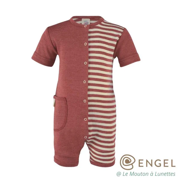 Combishort bébé en laine et soie - Engel Natur