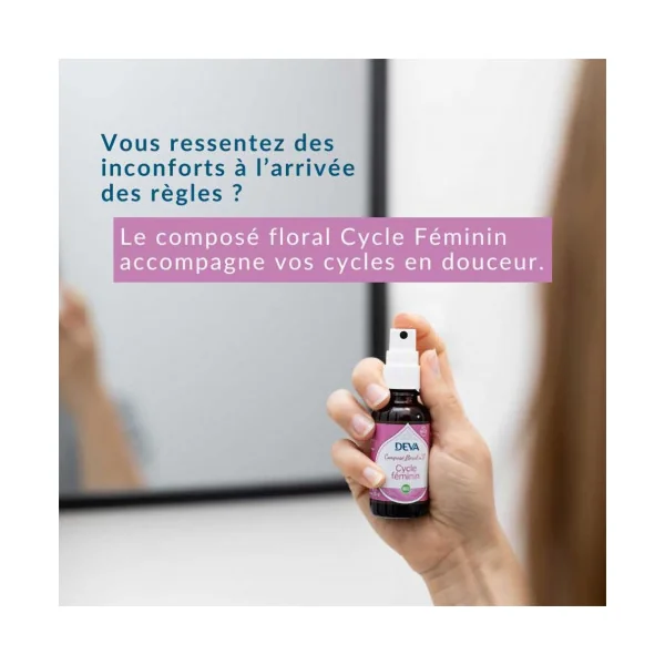 Compte gouttes Cycle féminin sans alcool - Composé floral n° 17 bio