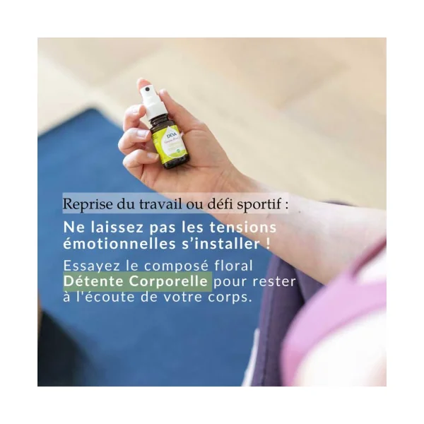 Compte gouttes Détente corporelle sans alcool - Composé floral n° 03 bio