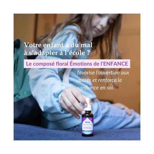 Compte gouttes Emotions de l'enfance sans alcool - Composé floral n° 11 bio