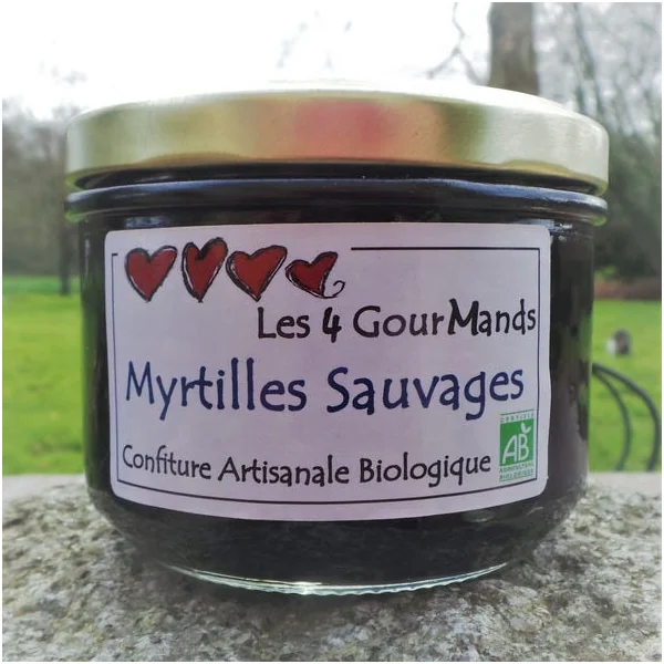 Confiture de myrtilles sauvages - 270g