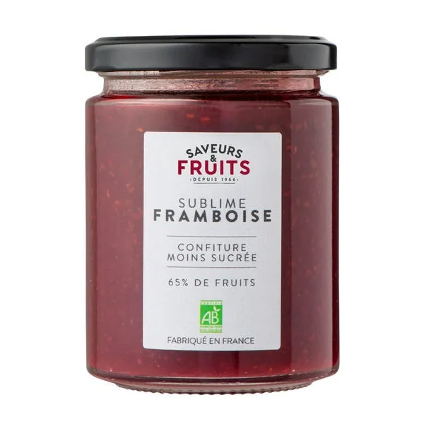 Confiture framboise allégée 310g