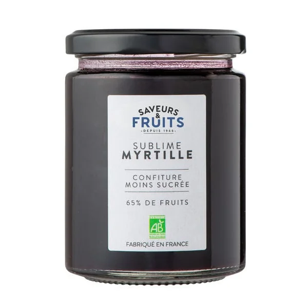 Confiture myrtille allégée 310g