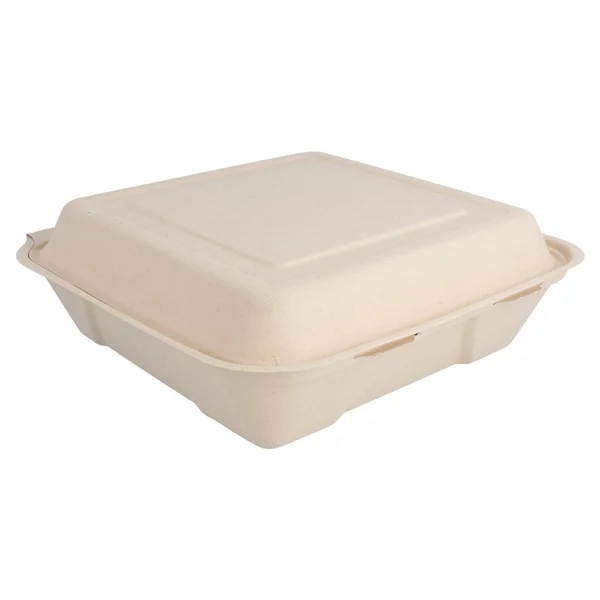 COQUILLES "L" "BIONIC" 22,5x22,5x7,5 CM NATUREL BAGASSE (200 UNITÉ) - Garcia de Pou