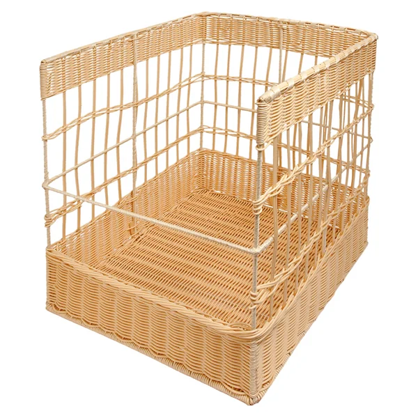 CORBEILLE BOULANGERIE SIMILAIRE OSIER 40x40x50 CM NATUREL PP (1 UNITÉ) - Garcia de Pou