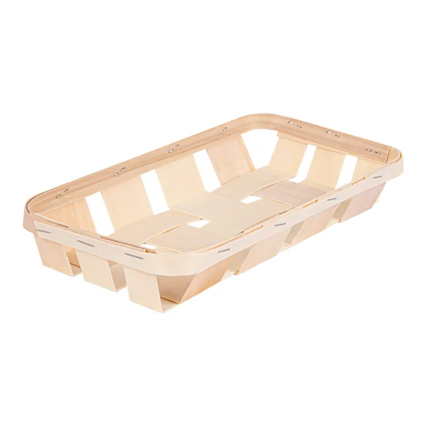 CORBEILLES 26x12,5x4 CM NATUREL BOIS (120 UNITÉ) - Garcia de Pou