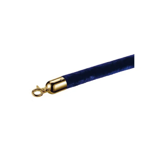 CORDON COLONNE MOBILE OR Ø 3,2x150 CM BLEU VELOURS (1 UNITÉ) - Garcia de Pou