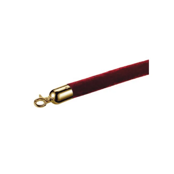 CORDON COLONNE MOBILE OR Ø 3,2x150 CM BORDEAUX VELOURS (1 UNITÉ) - Garcia de Pou