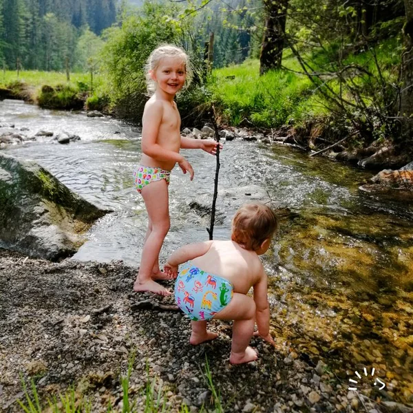 Couche de bain - Maillot de bain bébé - Couche lavable piscine POPOLINI