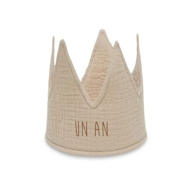 Couronne en gaze de coton biscuit Party
