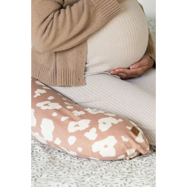 Coussin d’allaitement Béaba Big Flopsy Savannah Bloom – motif floral beige
