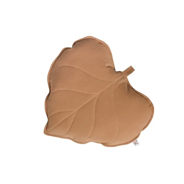 Coussin feuille caramel - Malomi Kids