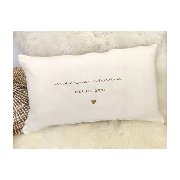Coussin gaze de coton Mamie (6 coloris)